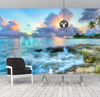 Picture of Caribbean Beach Sunset